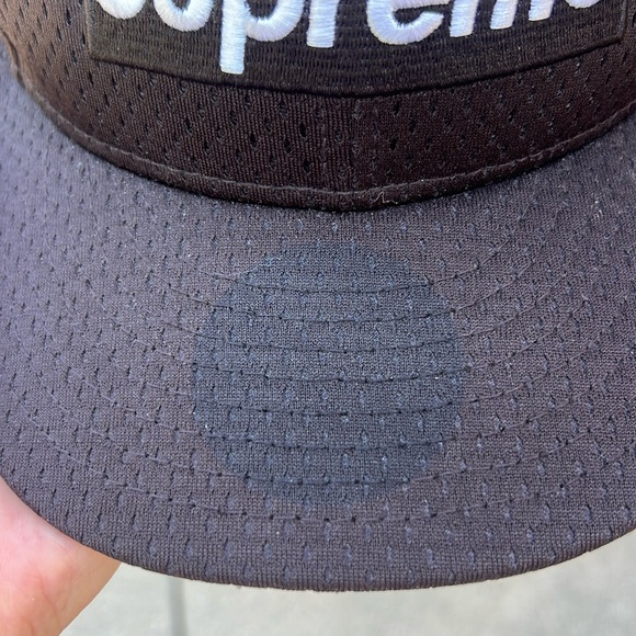 Supreme New Era Mesh Box Logo Cap Fitted 7 3/8. - Picture 10 of 17